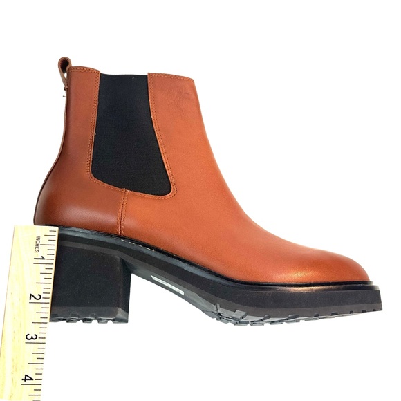 Madewell The Carina Platform Leather Chelsea Boot Color: Dried Maple Size:9 NWT - Picture 10 of 16